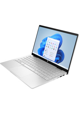 Ноутбук HP Pavilion x360 14-ek2009ua 14"FHD IPS Ts,300n/Core7-150U(5.4)/16Gb/SSD1Tb/Intl Gr/DOS/Сріблястий (A0NB2EA)