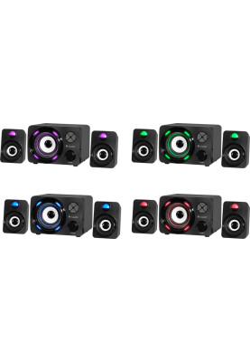 Акустична система 2.1 Defender G11 11Вт Bluetooth/RGB/FM/TF/USB/AUX
