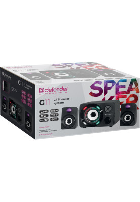 Акустична система 2.1 Defender G11 11Вт Bluetooth/RGB/FM/TF/USB/AUX