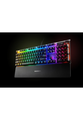 Клавіатура ігрова механічна SteelSeries Apex 7 (Blue Switch) UA OLED Smart Display