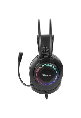 Ігрова гарнітура XTRIKE ME GH-509, USB+3.5мм, 7 режимів RGB, кабель 2м, чорна