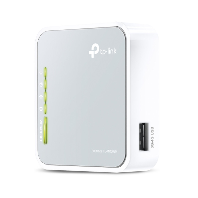 Маршрутизатор TP-Link TL-MR3020, N300 1xFE LAN/WAN 1xUSB2.0 for 3G/4G/LTE