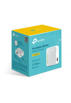 Маршрутизатор TP-Link TL-MR3020, N300 1xFE LAN/WAN 1xUSB2.0 for 3G/4G/LTE