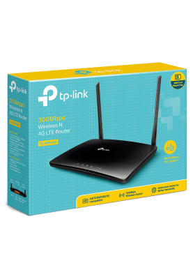 Маршрутизатор TP-Link TL-MR6400, 300Mbps Wireless N 4G LTE Router, build-in 150Mbps 4G LTE modem