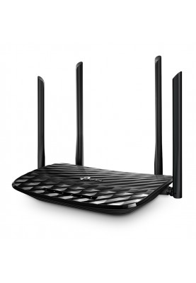 Маршрутизатор TP-LINK Archer A6, AC1200 Dual-Band Wi-Fi Router, 867Mbps at 5GHz + 400Mbps at 2.4GHz,  5 Gigabit Ports, 4  antennas, Beamforming, MU-MIMO,   IPTV, Access Point Mode, VPN Server, IPv6 Ready, Tether App