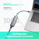 Хаб USB 3.0 --> 3xUSB 3.0/RJ45/Micro USB CM266 Gray Ugreen