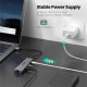 Хаб USB 3.0 --> 3xUSB 3.0/RJ45/Micro USB CM266 Gray Ugreen
