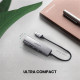 Хаб USB 3.0 --> 3xUSB 3.0/RJ45/Micro USB CM266 Gray Ugreen