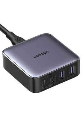 Зарядний пристрій 4xUSB 65W (2хUSB-C+2xUSB-A) Gan CD327 Ugreen Desktop Fast Charger