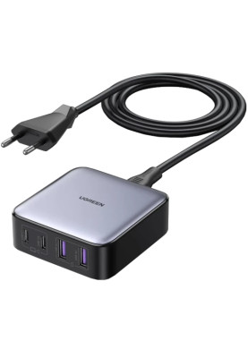 Зарядний пристрій 4xUSB 65W (2хUSB-C+2xUSB-A) Gan CD327 Ugreen Desktop Fast Charger
