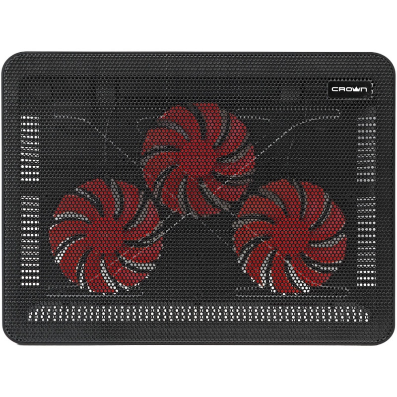 Підставка з вентилятором для ноутбука Crown CMLC-1043T Red