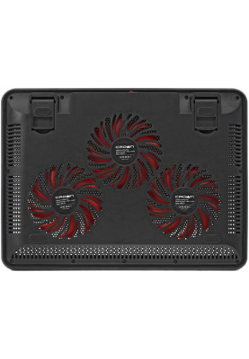 Підставка з вентилятором для ноутбука Crown CMLC-1043T Red