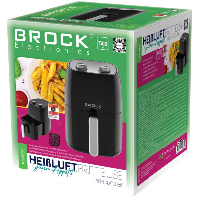 Мультипіч BROCK AFM 4203 BK 1500Вт/чаша 4.2л/механічне керування/чорна Мультипіч BROCK AFM 4203 BK 1500Вт/чаша 4.2л/механічне керування/чорна