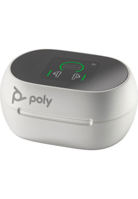 Навушники з мікрофоном Poly TWS Voyager Free 60+ Earbuds + BT700C + TSCHC White