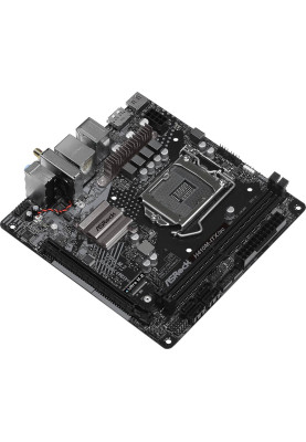 ASRock H410M-ITX/AC (1200/H410, 2*DDR4, 1xPCIex16, HDMI/DP, 4xSATAІІІ, M.2, GLan, WiFi, 7.1ch,mITX)