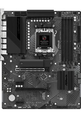 ASRock B650 PG LIGHTNING (AM5/B650, 4*DDR5, 2xPCIex16, HDMI, 4xSATAІІІ, 3xM.2, 2.5GLan, 7.1ch, ATX)