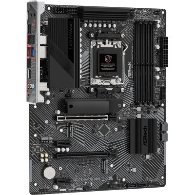 ASRock B650 PG LIGHTNING (AM5/B650, 4*DDR5, 2xPCIex16, HDMI, 4xSATAІІІ, 3xM.2, 2.5GLan, 7.1ch, ATX)