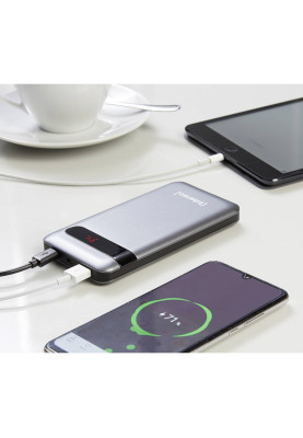 Повербанк Intenso PD10000 3A QC3.0 10000mAh, USB-C Out Li-pol сірий (7332330)