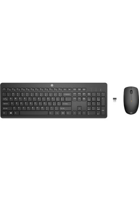 Комплект бездротовий HP 235 мишка і клавіатура Combo, чорний (українська клавіатура)