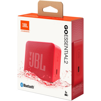 Акустична система JBL Go Essential 2 Red JBLGOES2REDEU Акустична система JBL Go Essential 2 Red JBLGOES2REDEU
