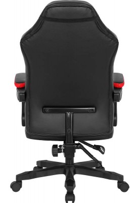 Крісло ігрове Defender Cruiser, 50мм, Клас 4, підніжка, Black/Red