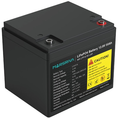 Акумуляторна батарея Marsriva LiFePo4, 12,8 V/50Ah