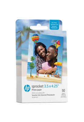 Фотопапір Sprocket Zink 3.5"x4.25" Глянцевий, самоклеючий, 50 листів