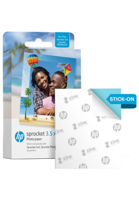 Фотопапір Sprocket Zink 3.5"x4.25" Глянцевий, самоклеючий, 50 листів