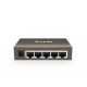 Комутатор TENDA TEG1005D 5port 10/100/1000 BaseTX, desktop, метал