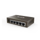 Комутатор TENDA TEG1005D 5port 10/100/1000 BaseTX, desktop, метал