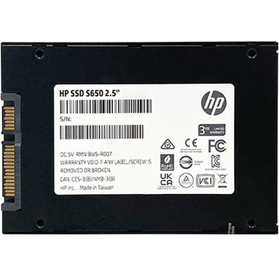 SSD 960Gb HP S650 SATA III 2.5" TLC