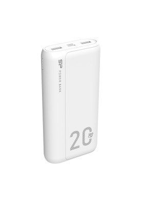 УМБ Silicon Power QS15 20000mAh QC3.0 18W 2x USB, Type-C OUT, біла