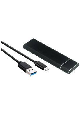 Зовнішня кишеня до M.2 на Type-C USB 3.1 (F) Gen2, 10 Gb/s, 2TB, B key NGFF Black