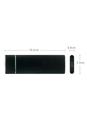 Зовнішня кишеня до M.2 на Type-C USB 3.1 (F) Gen2, 10 Gb/s, 2TB, B key NGFF Black