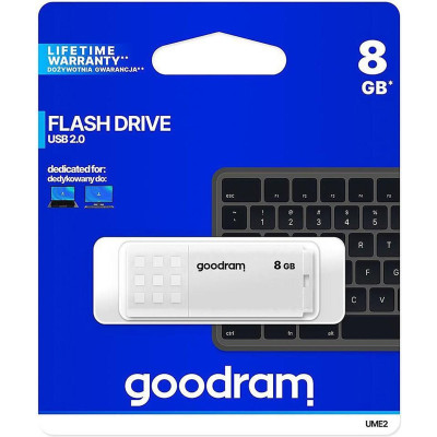 USB Flash GoodRAM 8GB USB 2.0 UME2 White, Retail
