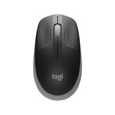 Мишка Logitech M190 Wireless, Full size, Mid Grey