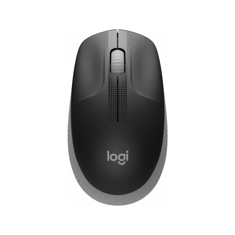 Мишка Logitech M190 Wireless, Full size, Mid Grey