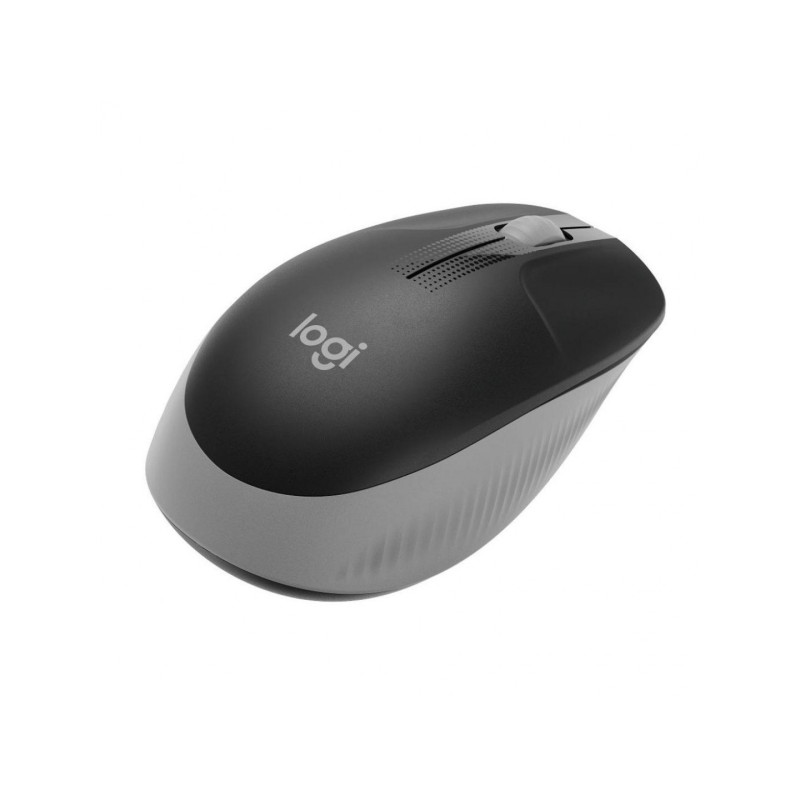 Мишка Logitech M190 Wireless, Full size, Mid Grey