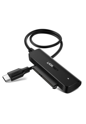 Перехідник USB 3.0 Type-C --> SATA III (F), чорний,CM321 UGREEN