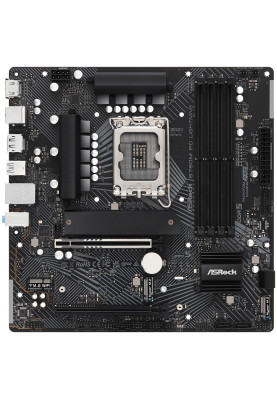 ASRock B760M PG LIGHTNING (1700/B760, 4*DDR5, 2xPCIex16, 4xSATAІІІ, 3xM.2, 2.5GLan, 7.1ch, mATX)
