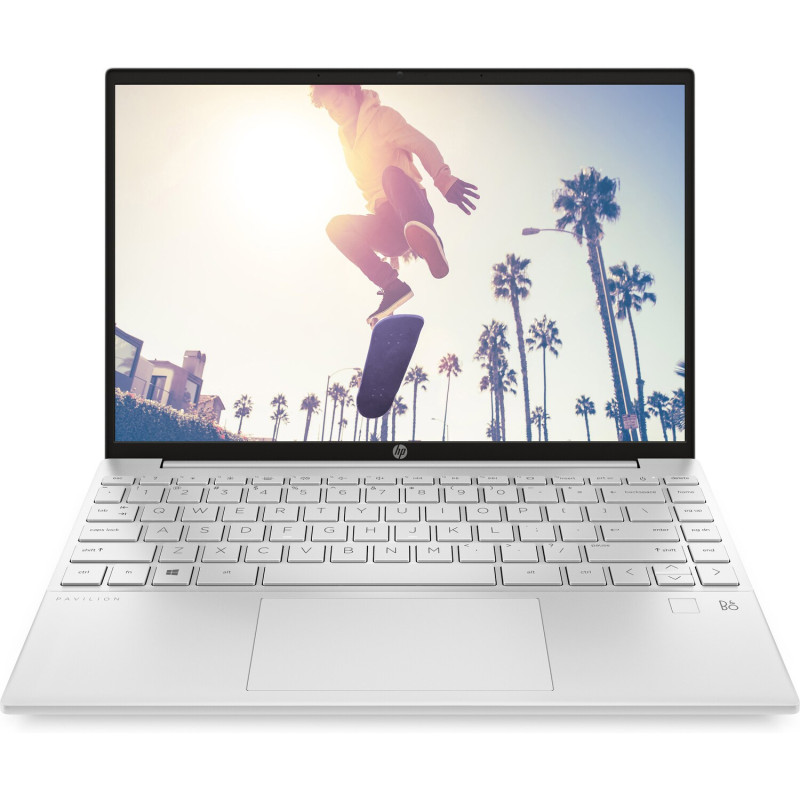 Ноутбук HP Pavilion Aero 13-be0029ua (5A5Z3EA) 13.3" WUXGA IPS (1920x1200) 400 nits/Ryzen 5 5600U (2.3-4.2)/8Gb/SSD256Gb/Radeon/NO ODD/Підсвітка клавіатури/Сканер відбитків пальців/DOS/1.0кг (Маса може варіюватися залежно від конфігурації)/Сріблястий