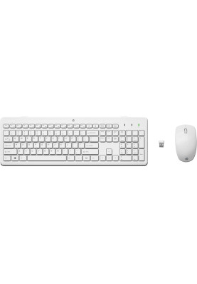 Комплект бездротовий HP 230 мишка і клавіатура Combo, білий