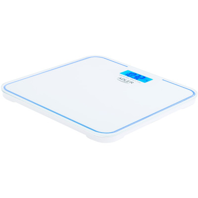 Ваги напольні Adler AD 8183 white електронні/ 180кг/ 2хААА автовимкнення/ синя підсвітка