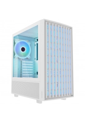 Корпус Modecom BREEZE WHITE USB 3.0x2 USB-Cx1 ARGB 4x140mm fans без БЖ ATX