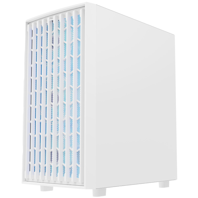 Корпус Modecom BREEZE WHITE USB 3.0x2 USB-Cx1 ARGB 4x140mm fans без БЖ ATX