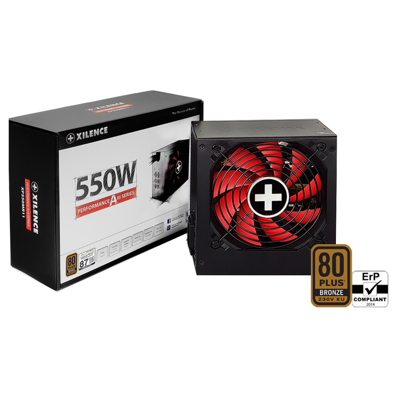 Блок живлення 550W Xilence XP550MR11 Performance A+ III, 120mm, 80+ BRONZE, Semi-Modular, Retail Box