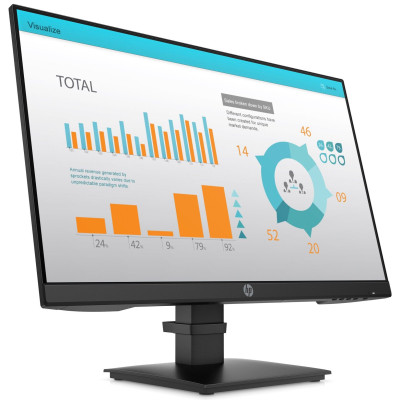 Монітор TFT 23.8" HP P24 G4, IPS, D-SUB, HDMI, DP ,чорний