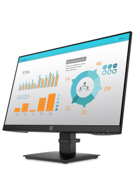 Монітор TFT 23.8" HP P24 G4, IPS, D-SUB, HDMI, DP ,чорний