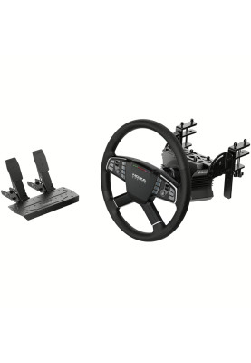Кермо і педалі MOZA R5 Trucking Bundle for PC, 14кн., подв. педалі SR-PLite, кермо TSW