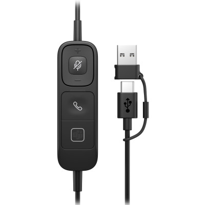 Гарнітура HP Poly Mission 415 Monaural USB-C/A Гарнітура HP Poly Mission 415 Monaural USB-C/A